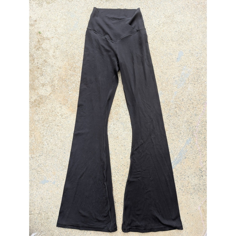 OFFLINE by Aerie Real Me High Rise Crossover Flare Leggings Black Womens Small